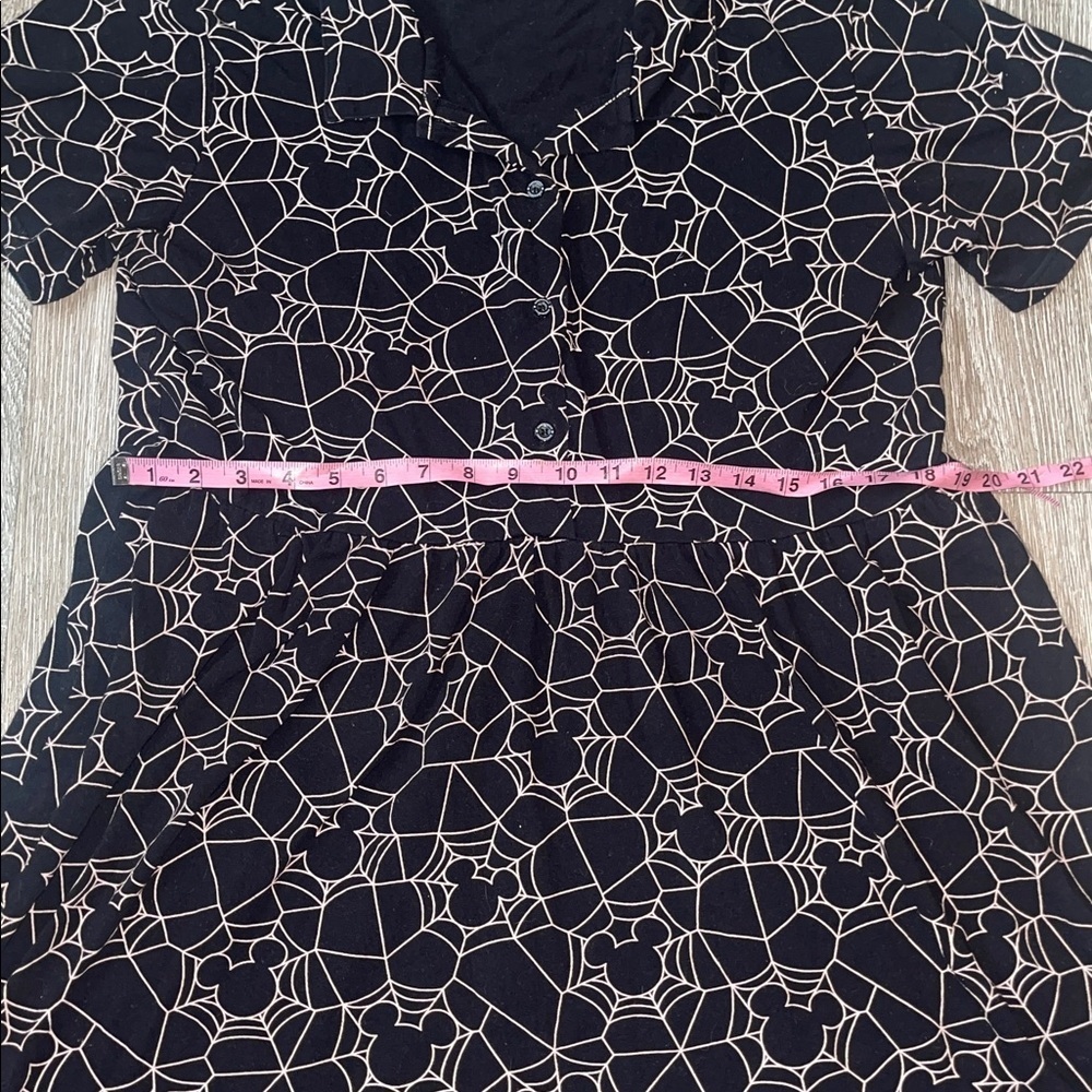 Cakeworthy Halloween Mickey spiderweb dress. - Picture 5 of 8